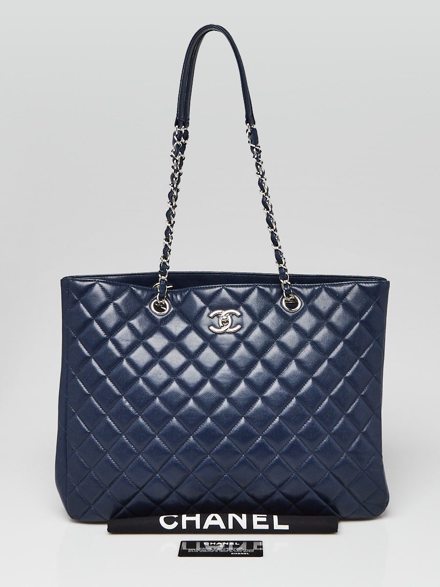 【CHANEL】chanel navy caviar gst shoulder bag★トートバッグ ll09465_chanel_black_leather_s