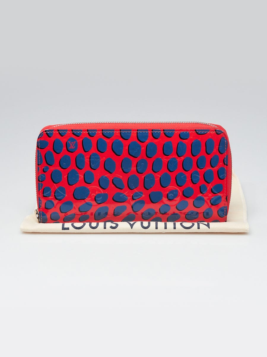 Louis Vuitton Limited Edition Monogram Vernis Zippy Jungle Dots Wallet