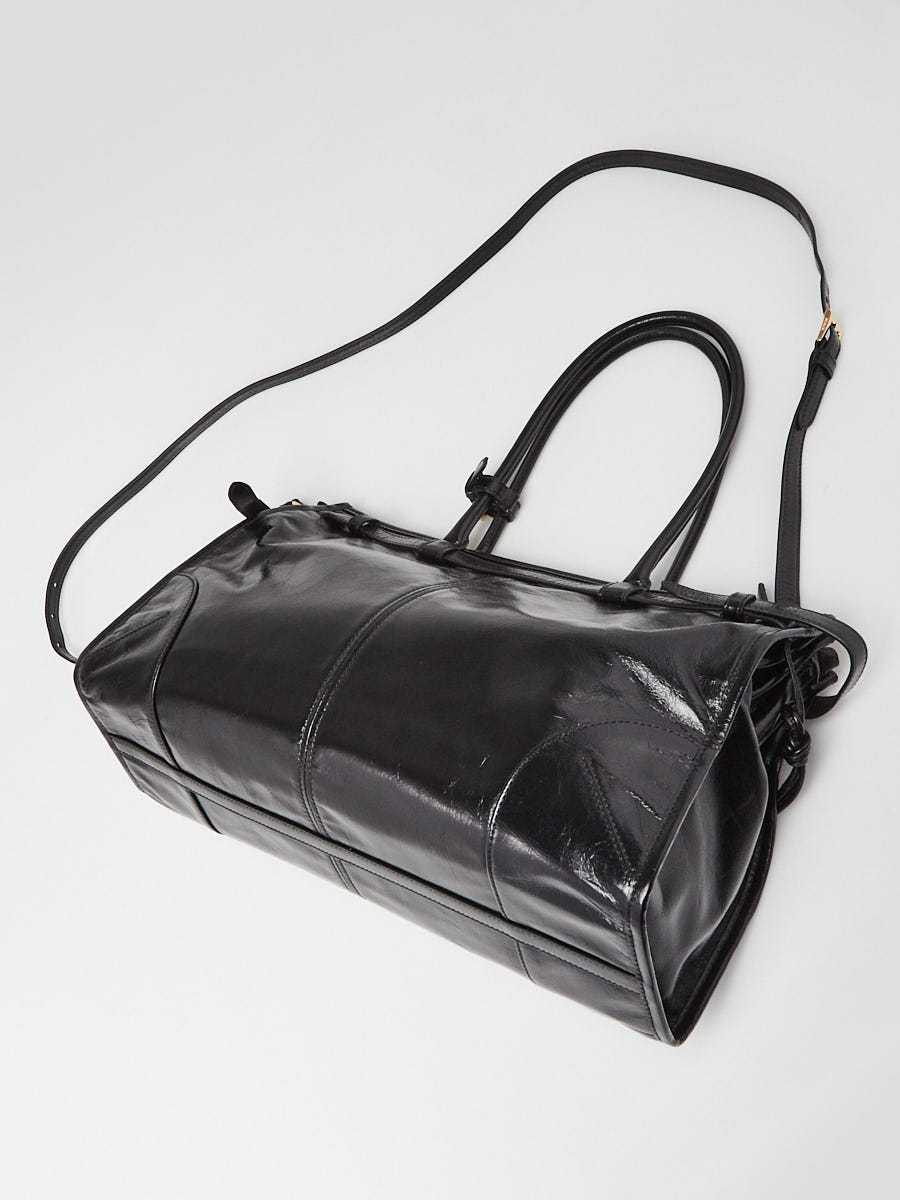 Prada Black Nappa Leather Large Shoulder Bag 1BA433 | Yoogi's Closet
