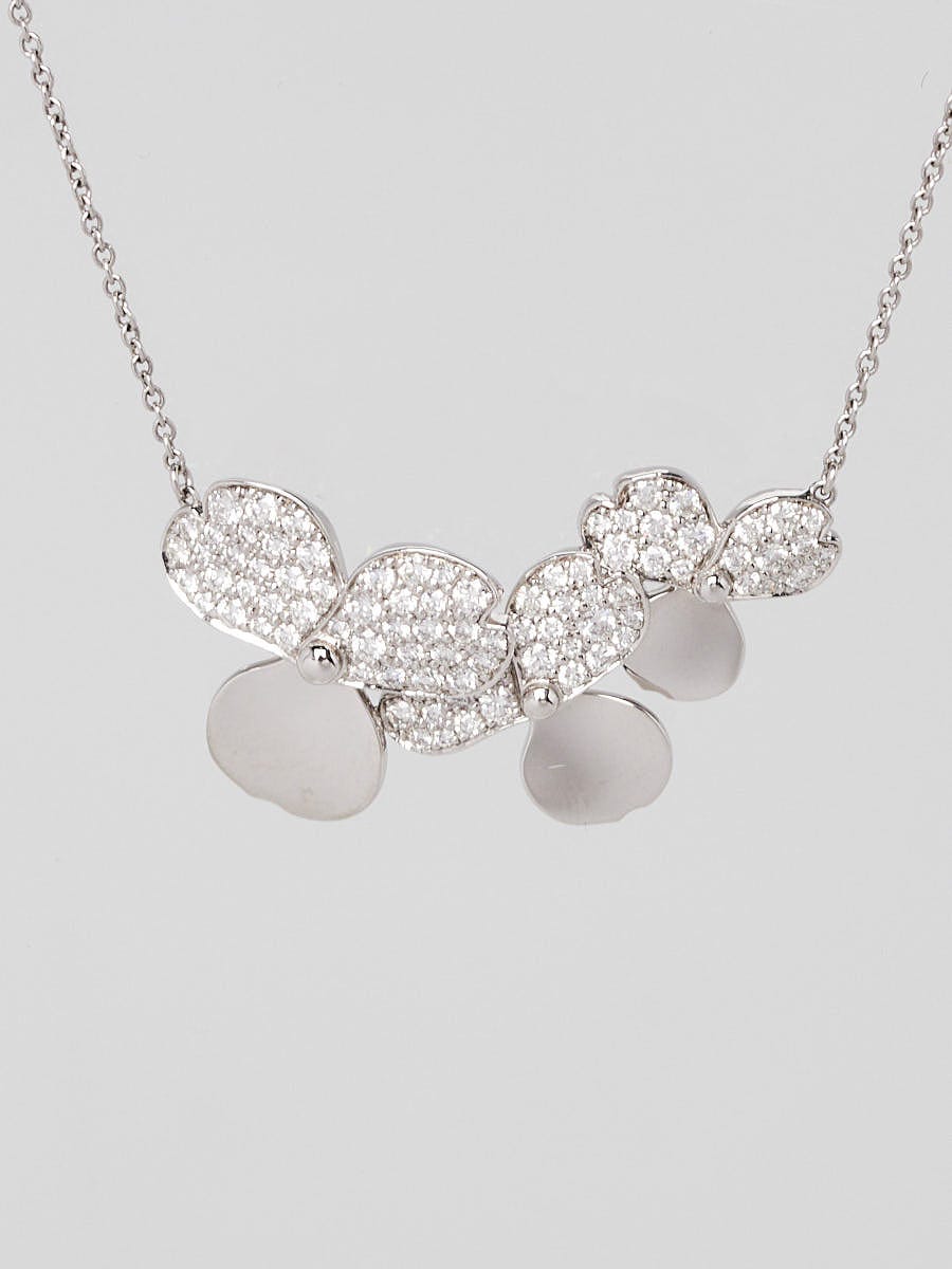 Tiffany 
Co. Platinum and Diamond Paper Flowers Necklace