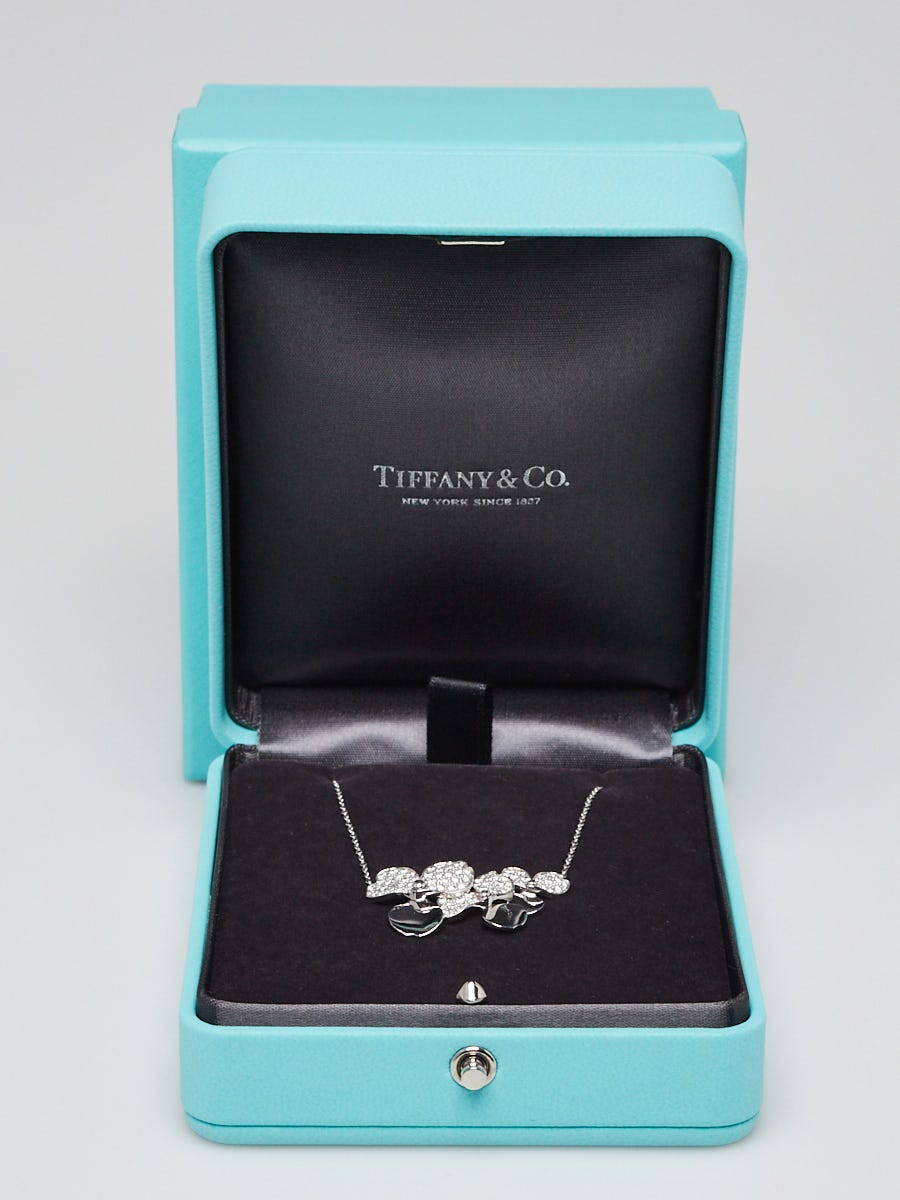 Tiffany 
Co. Platinum and Diamond Paper Flowers Necklace