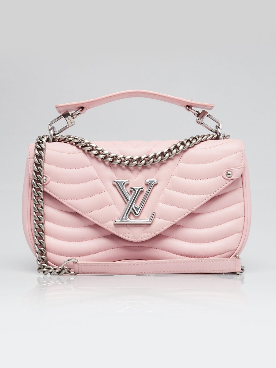 Louis Vuitton Pink Quilted Leather New Wave Chain MM Bag 