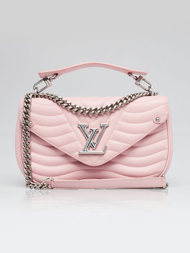 Louis Vuitton Pink Quilted Leather New Wave Chain MM Bag