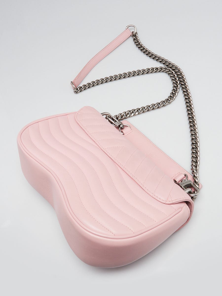 Louis Vuitton Pink Quilted Leather New Wave Chain MM Bag Louis Vuitton Pink Quilted Leather New Wave Chain MM Bag
