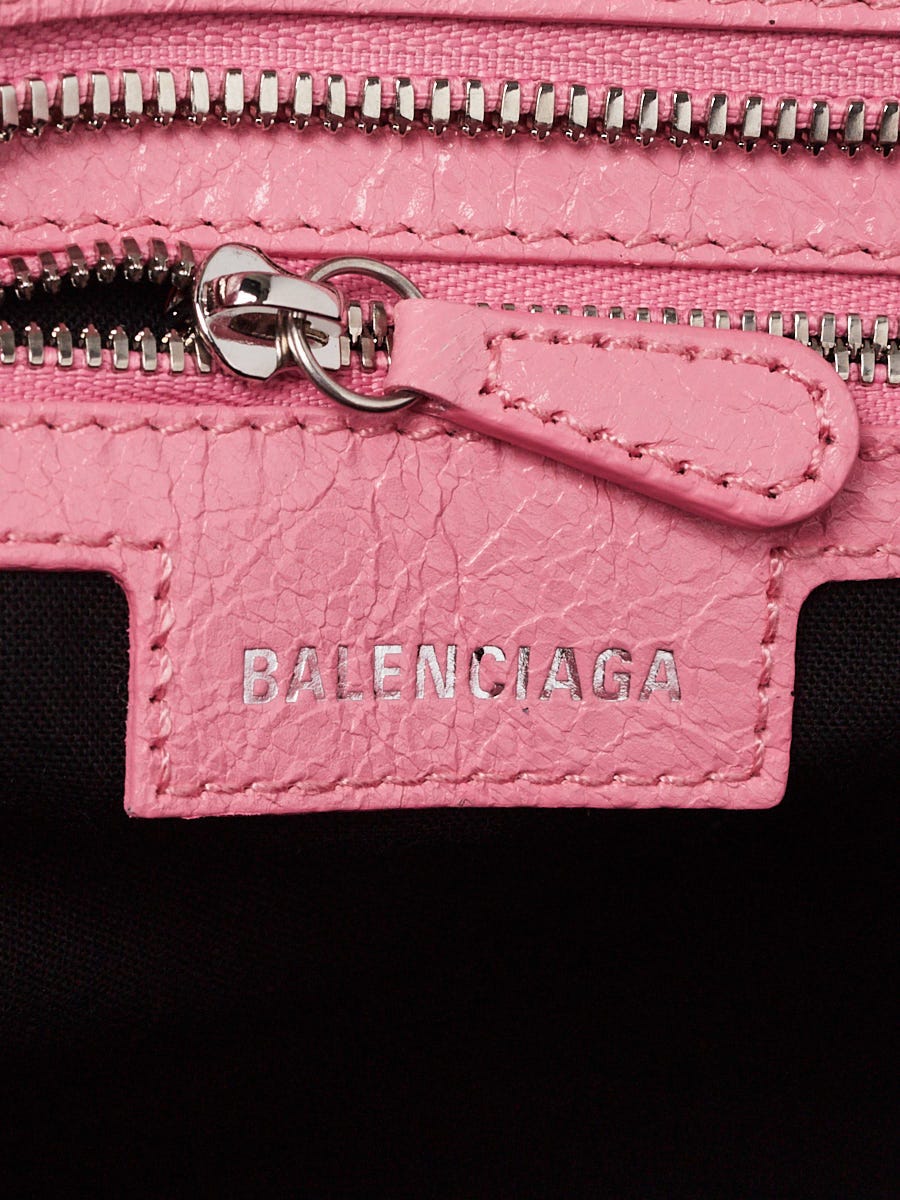 Balenciaga Sweet Pink Lambskin Leather Small Neo Cagole City Balenciaga Sweet Pink Lambskin Leather Small Neo Cagole City