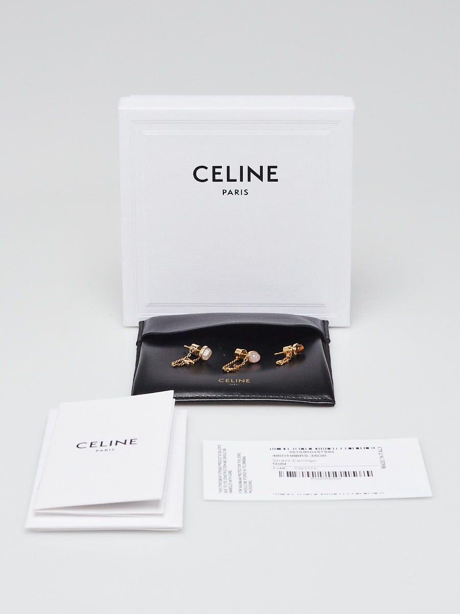 CELINE ピアス Triomphe Indie Earrings 3点セット 460RK6GPT CELINE セリーヌ ピアス Triomphe Indie Set Of 3 Earrings