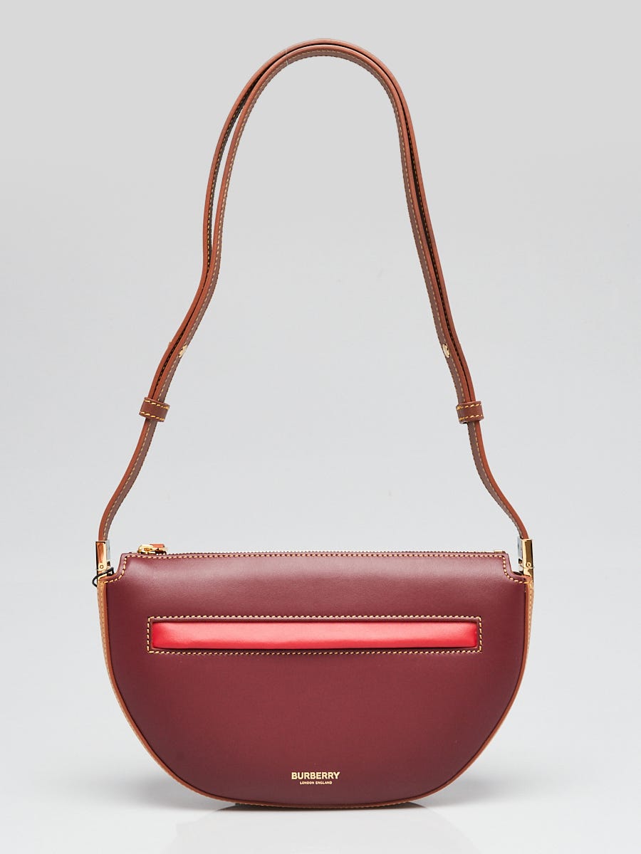 Burberry Rainbow Link Leather top Shoulder Bag