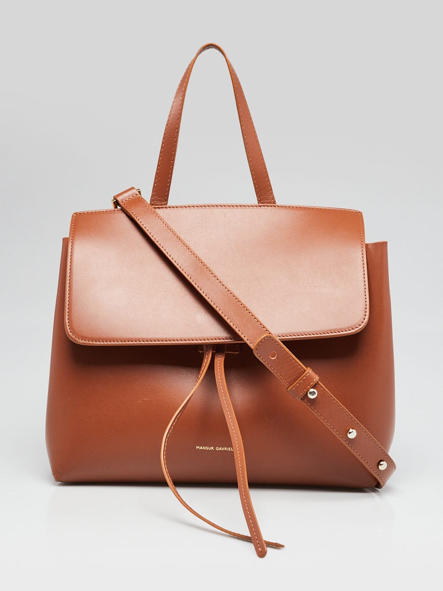 Mansur Gavriel Brown Leather Mini Lady Bag Yoogi s Closet