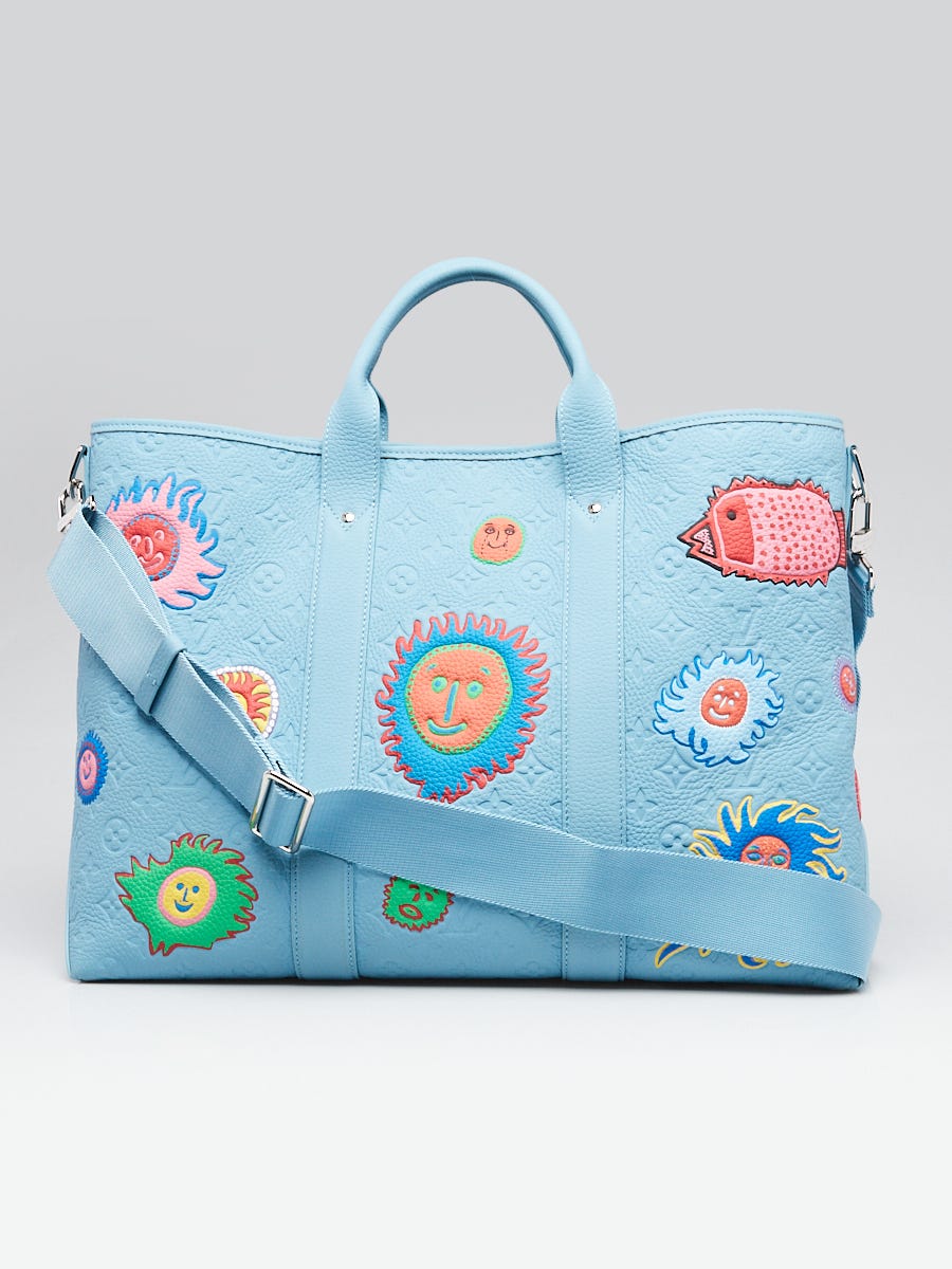 ★TOUT Y EST★ Leto bagdenim blue LETODB TotyGZ Bag in blue denim lamb leather