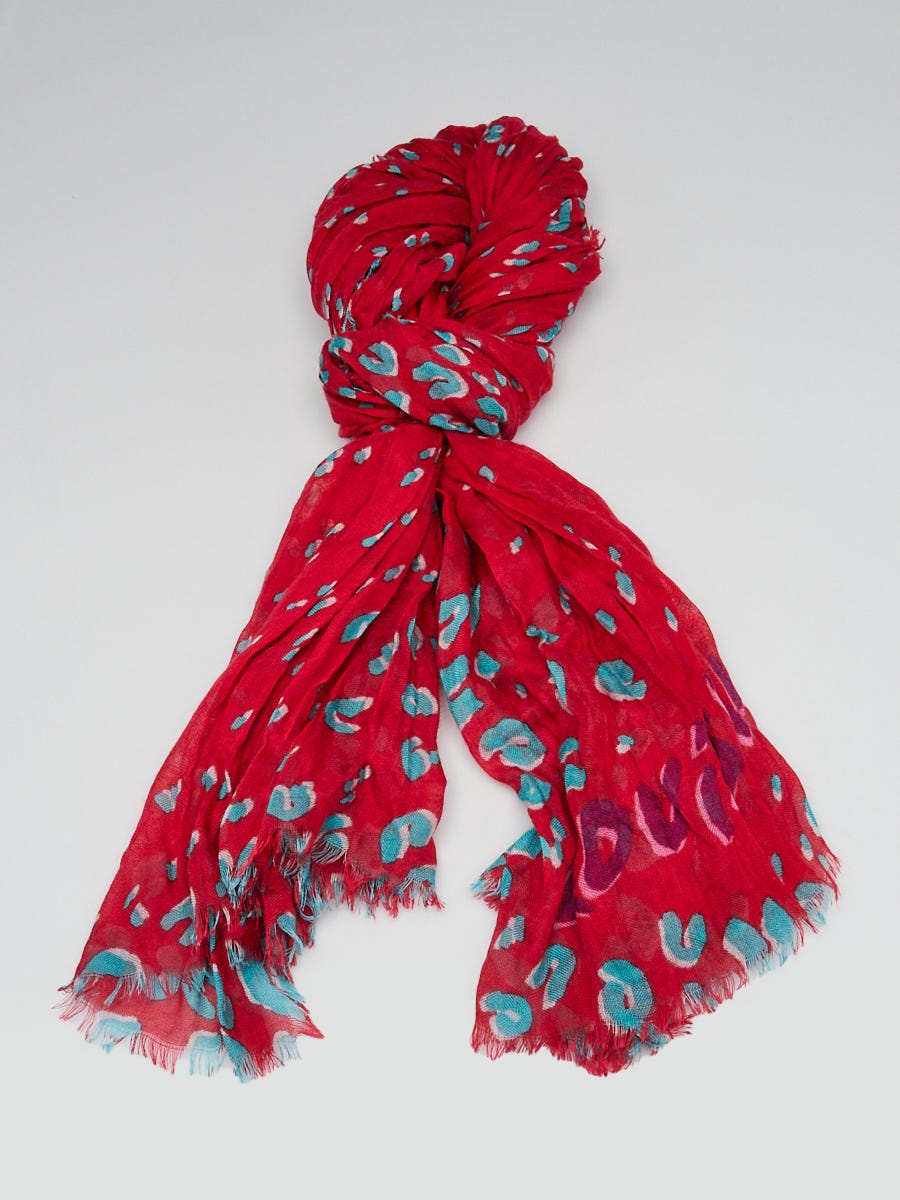 LOUIS VUITTON x Stephen Sprouse Graffiti Leopard Etole Scarf
