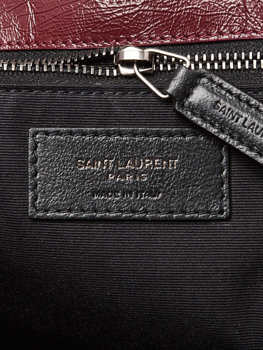 Yves Saint Laurent ベージュ ジャンパー Yves Saint Laurent Beige Chevron Quilted Leather Large