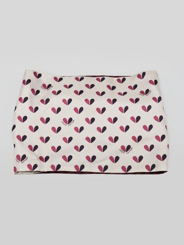 Louis Vuitton Rouge Fauviste Silk Heart Snood