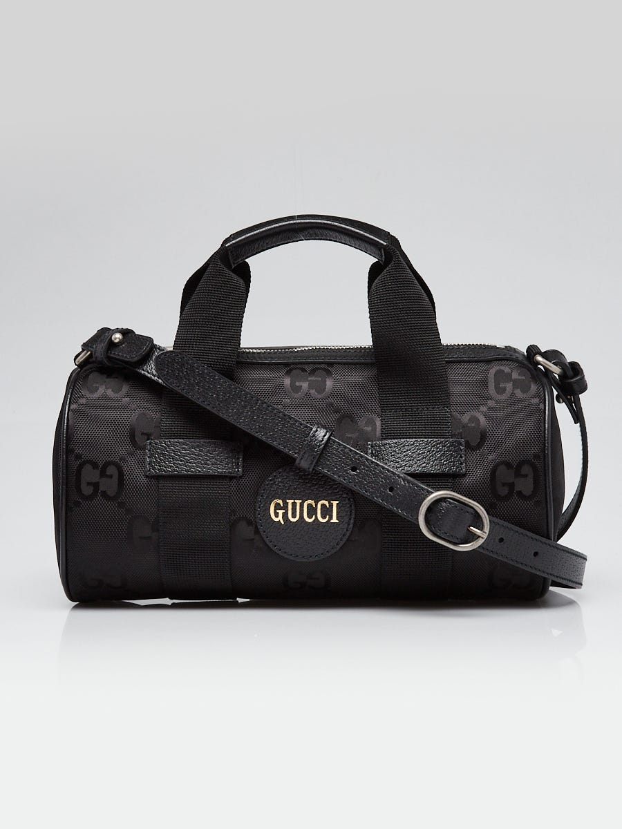 【GUCCI 】GG Logo Off The Grid Sling Bag BLACK NEW $980 GUCCI Black OFF THE GRID Nylon Monogram Shoulder
