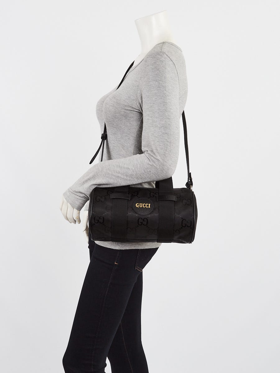 Gucci Black Monogram Econyl Nylon Off The Grid Boston Bag