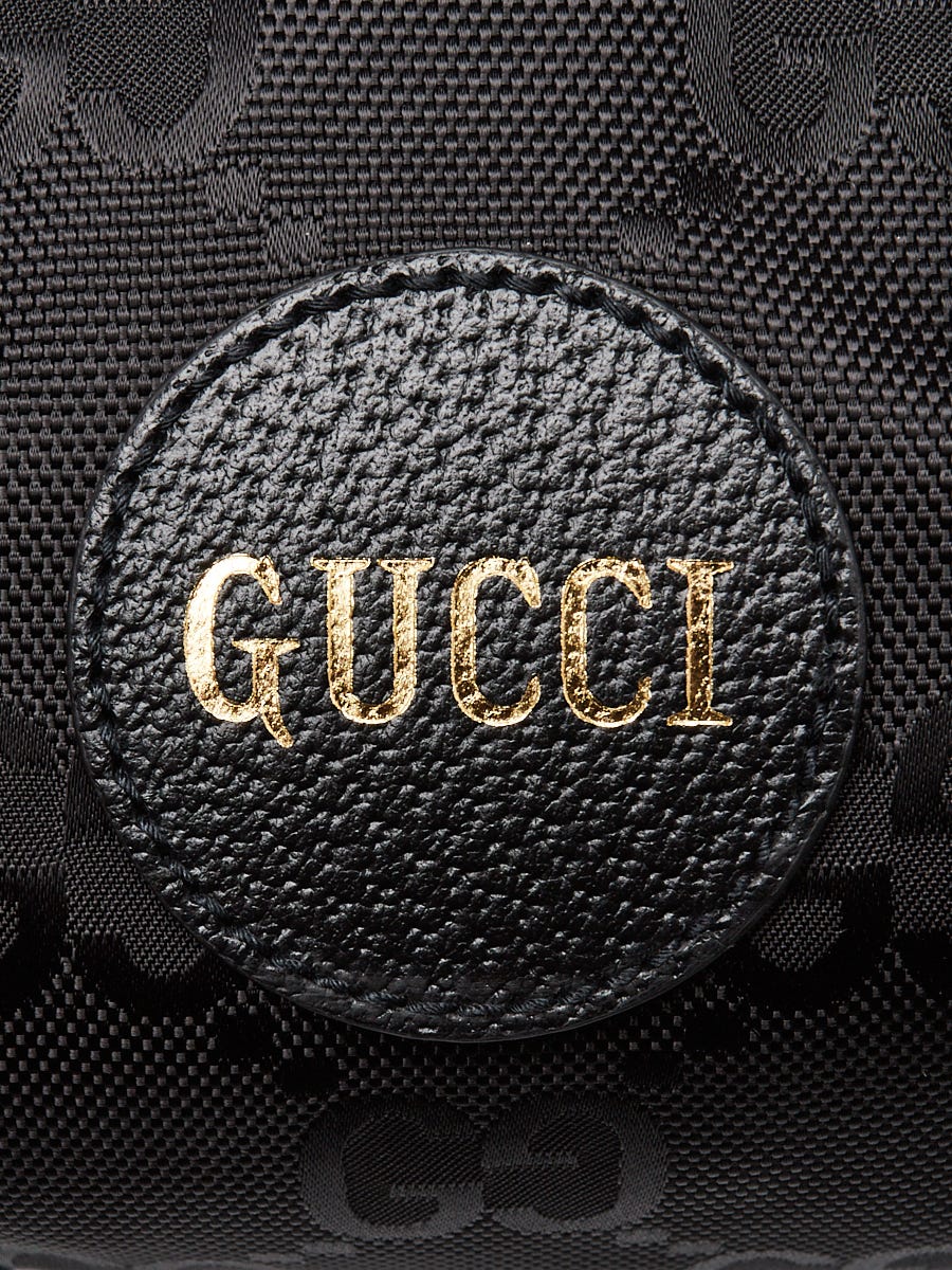 Gucci Black Monogram Econyl Nylon Off The Grid Boston Bag