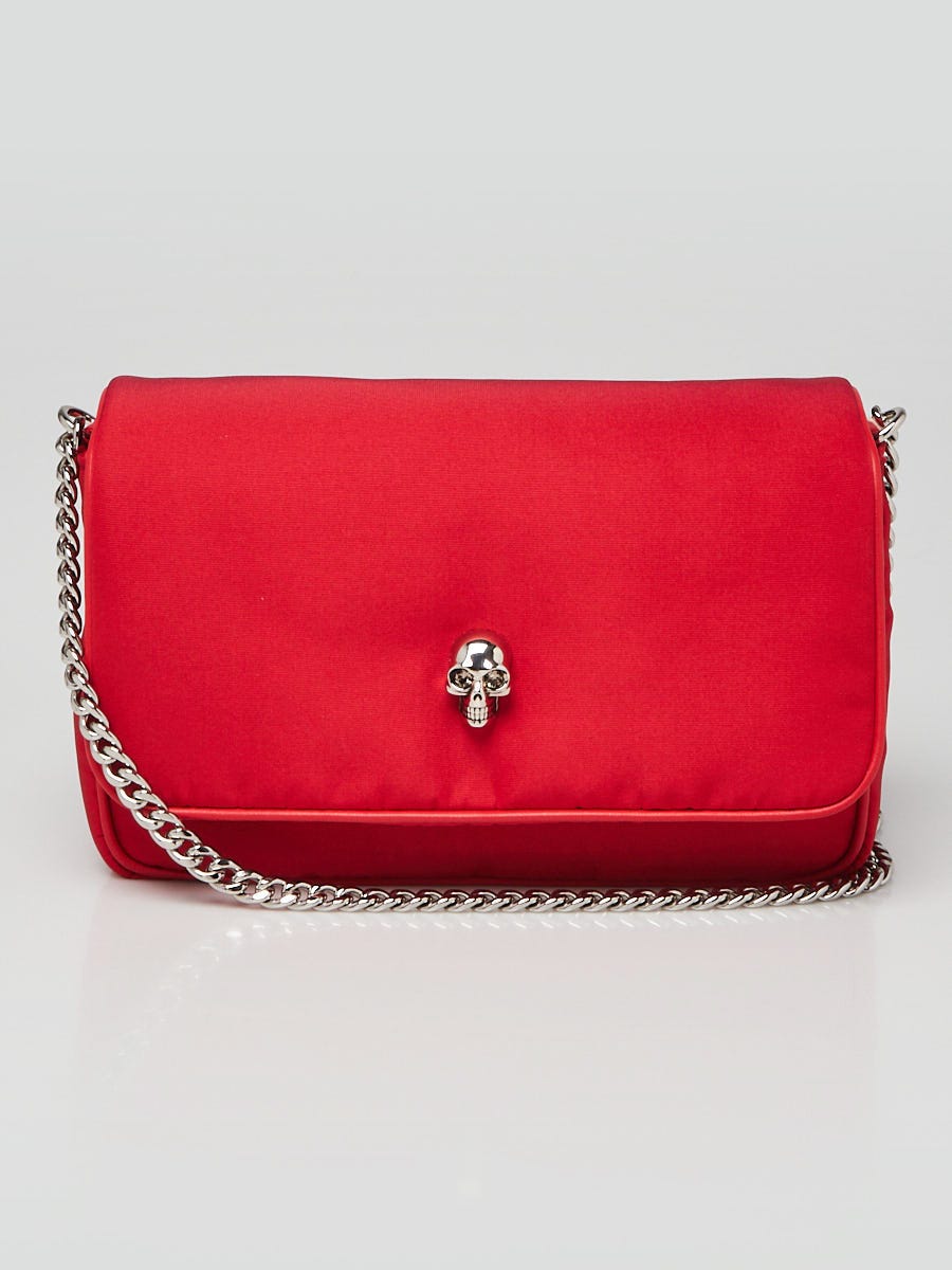 Alexander mcqueen red purse online