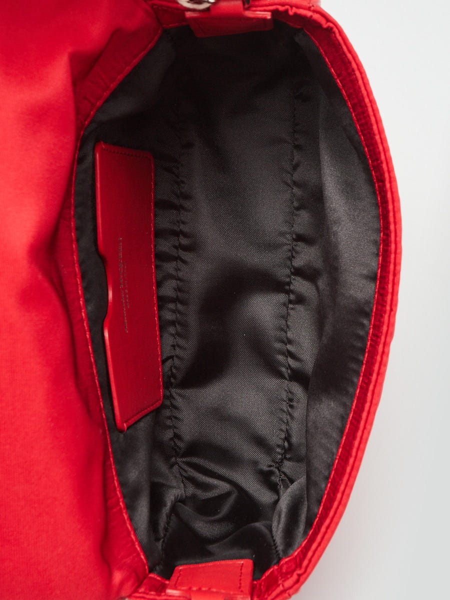 Alexander McQueen Red Nylon Small Crossbody Bag | Yoogi's Closet