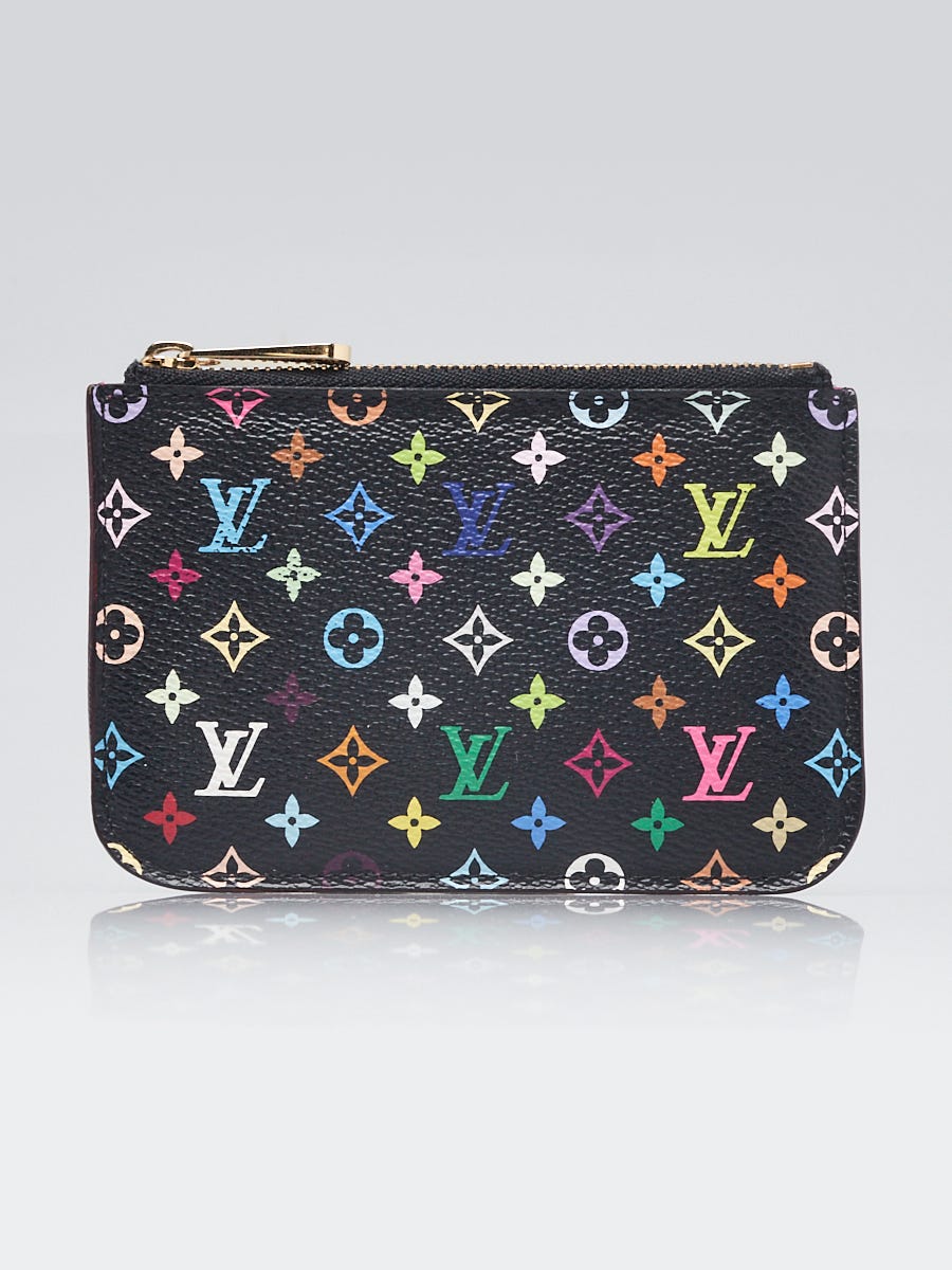 Louis Vuitton Pochette Cles キーポーチ Auth LOUIS VUITTON Pochette Cles Key Pouch Card Holder