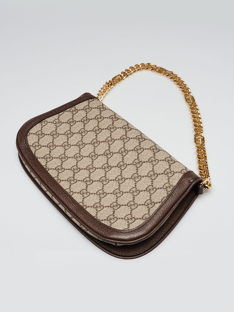 Gucci Beige/Ebony GG Supreme Canvas Blondie Shoulder Bag