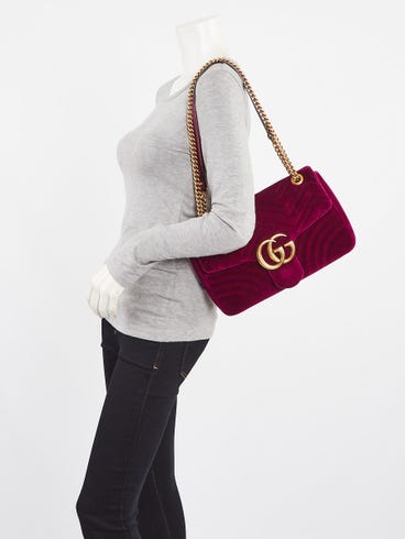 Leather Crossbody Bag Gg Marmont Small Matelassé Shoulder Bag