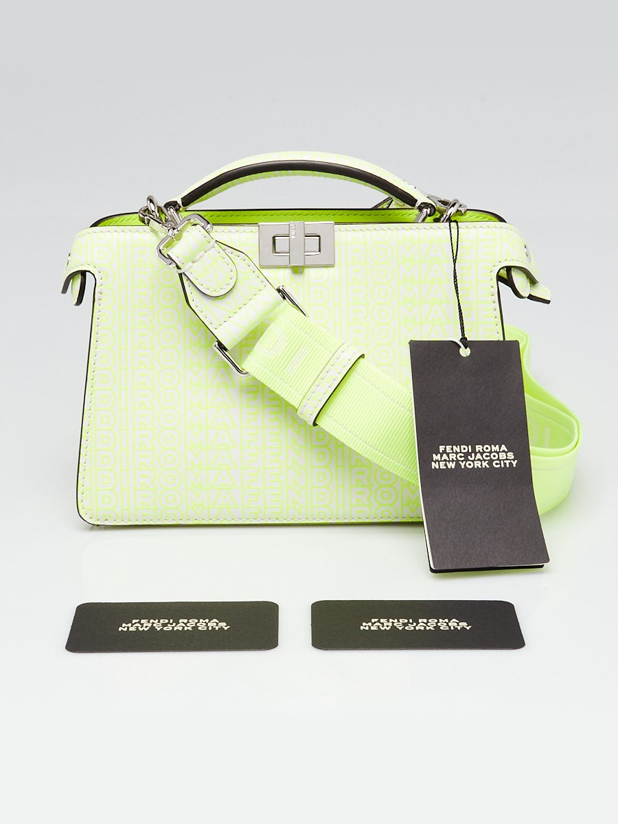 Fendi Roll Mini FF Logo Jacquard Crossbody Tote Bag (Tote Bags) IFCHIC.COM