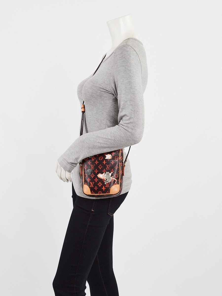 Louis Vuitton Limited Edition Marron/Orange Catogram Canvas