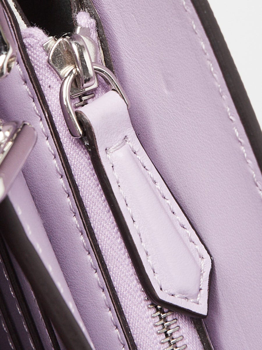 Fendi Dusty Lavendar FF Embossed Leather Small Peekaboo Iseeu