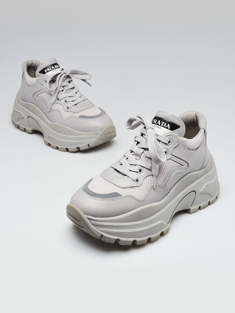 Prada chunky sole sneakers best sale