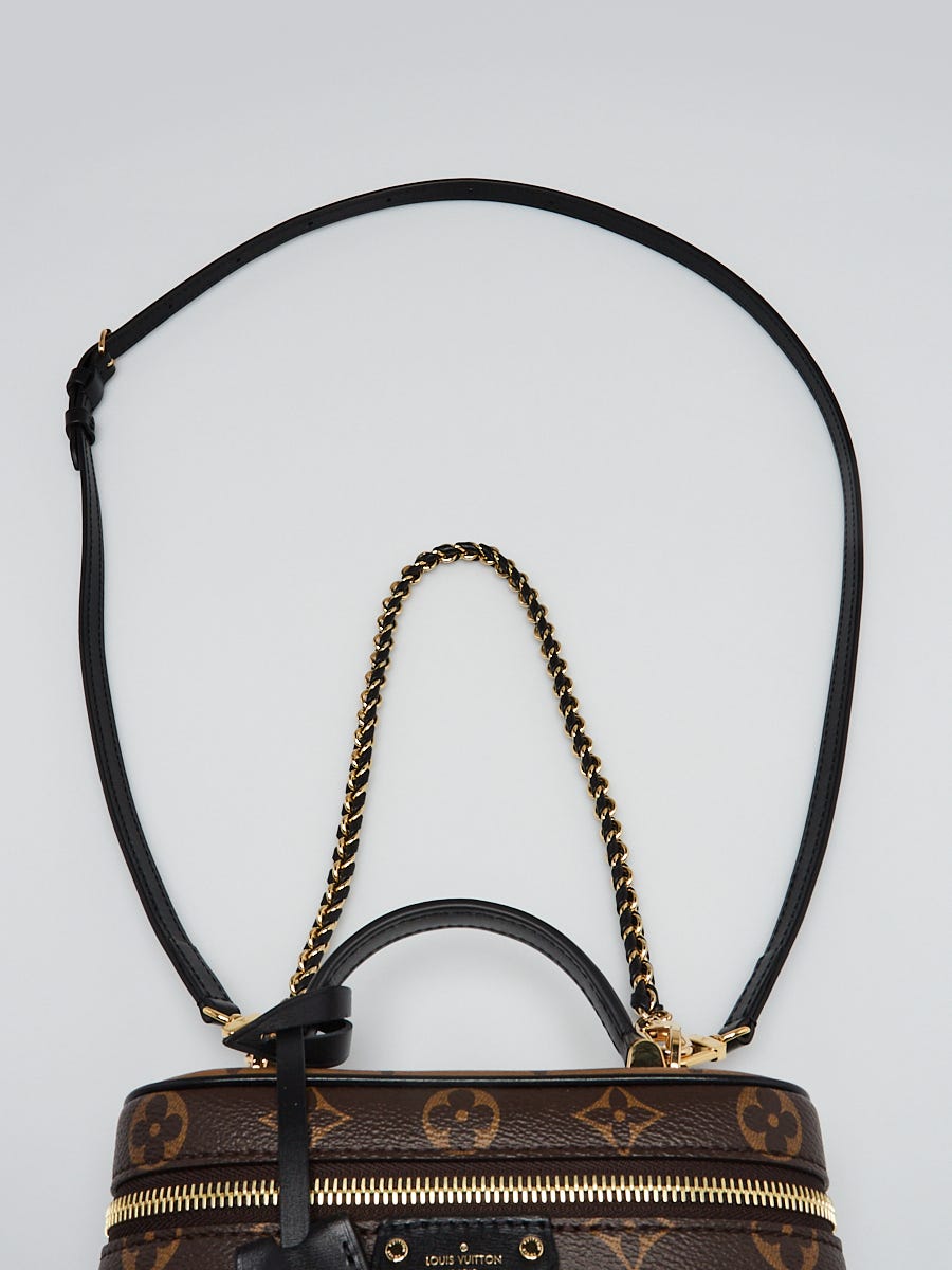 Louis Vuitton Monogram Reverse Canvas Vanity Chain Pouch Bag