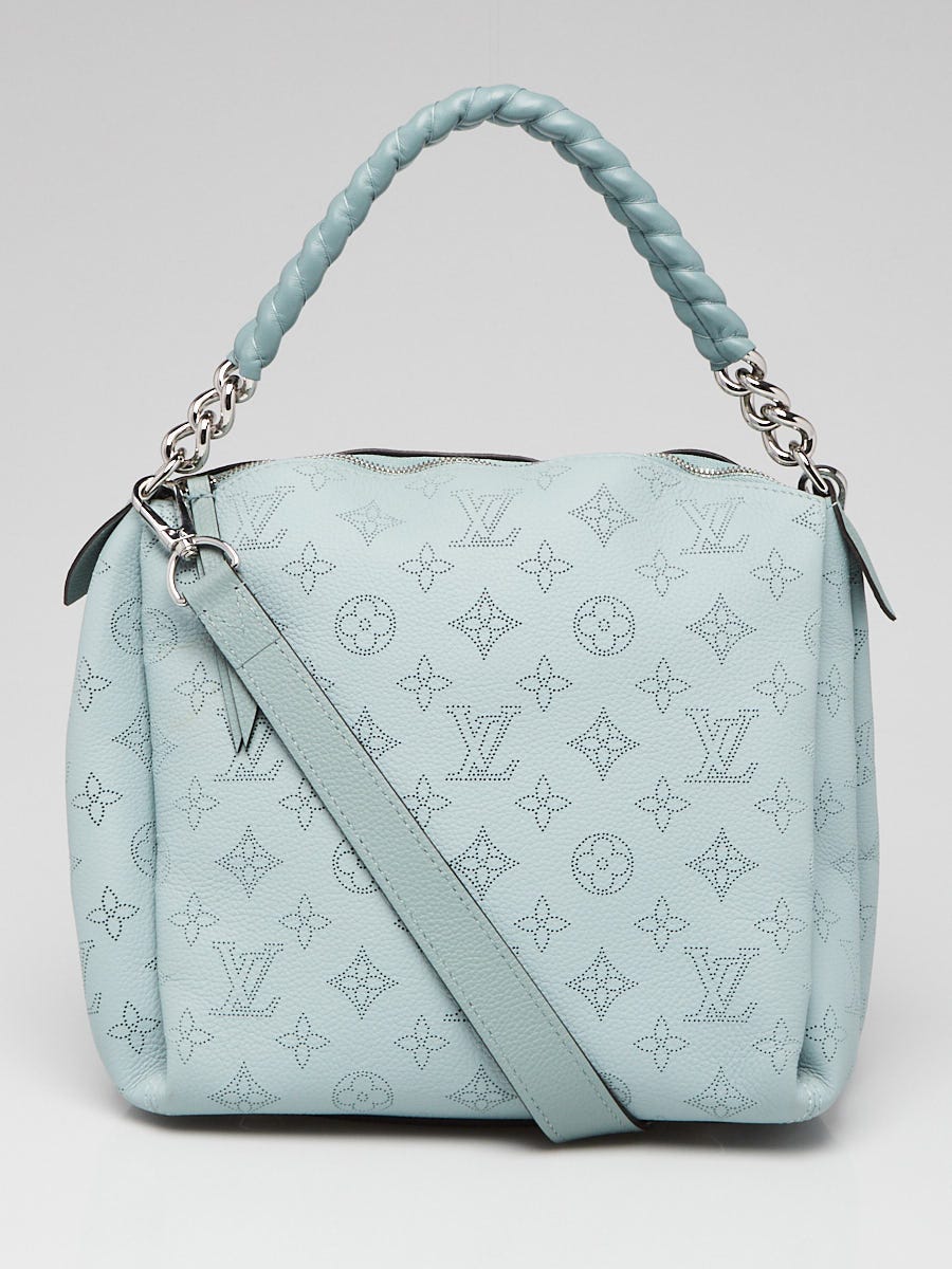 Louis Vuitton Lagon Monogram Mahina Leather Babylone Chain BB Bag 