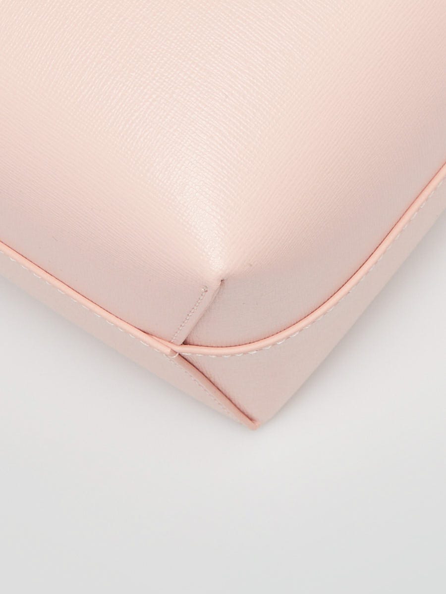 Mansur Gavriel Pink Grained Leather Mini Bucket Bag