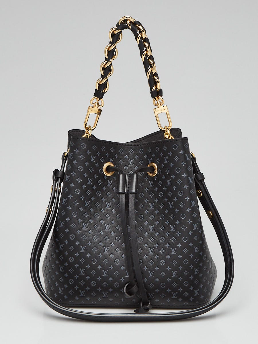 Louis Vuitton ブラック レザー ノート ノマド ルイヴィトンオンザゴーPM 43006 ブラック/ベージュ レディース