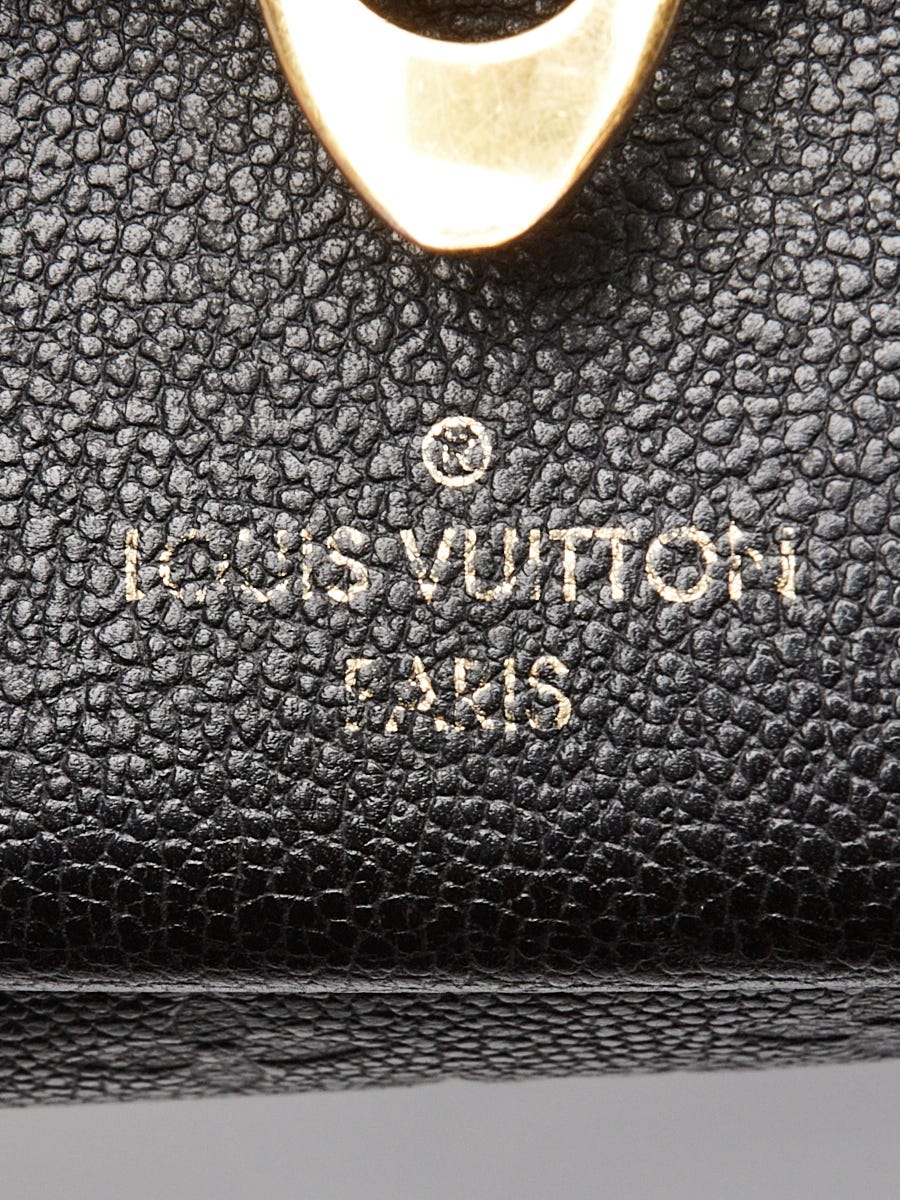 Louis Vuitton Black Monogram Empreinte Leather Vavin PM Bag
