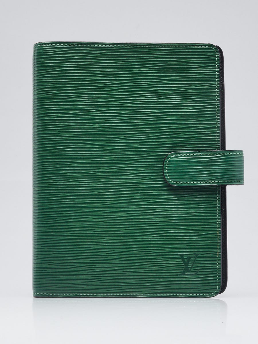 LOUIS VUITTON 葉巻ケース グリーン Vintage Textured Green Leather Suitcase, Louis Vuitton (Lot 6194