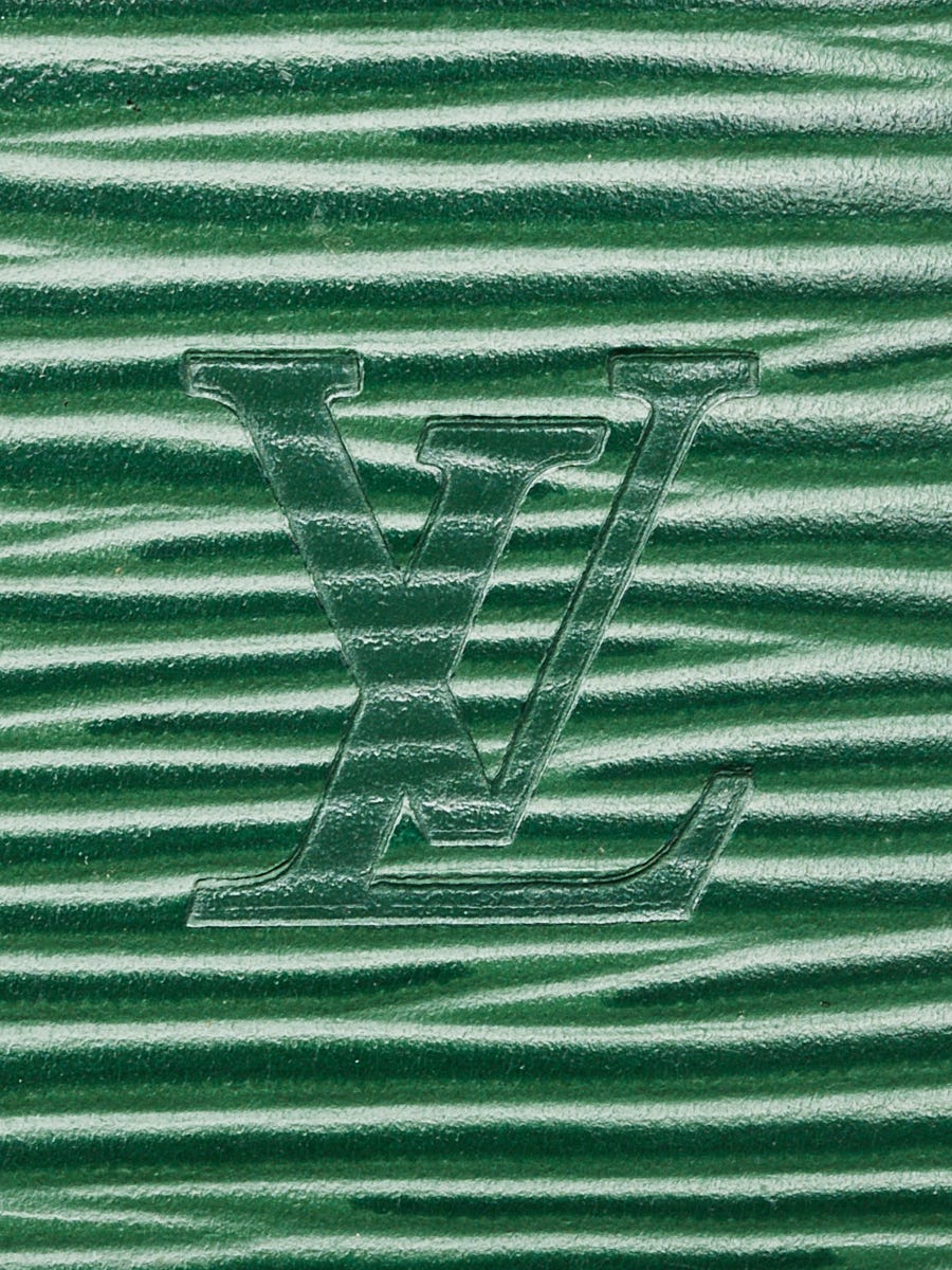 Louis Vuitton Borneo Green Epi Leather Medium Ring Agenda/Notebook