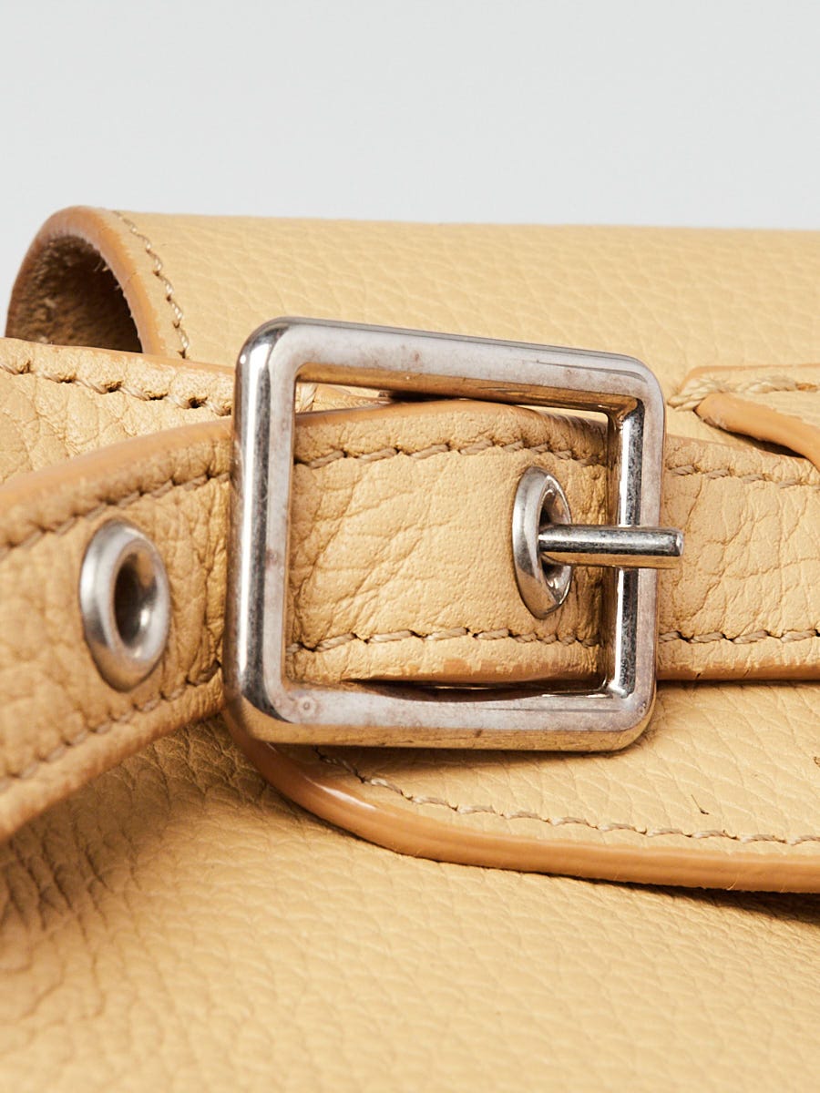 Celine Tan Pebbled Leather Long Strap Small Big Bag Celine Tan Pebbled Leather Long Strap Small Big Bag