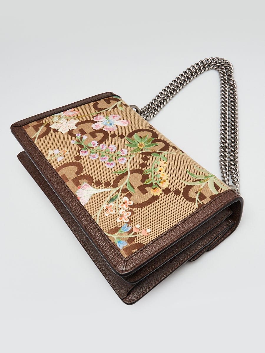 Gucci Beige/Ebony Jumbo GG Embroidered Small Dionysus
