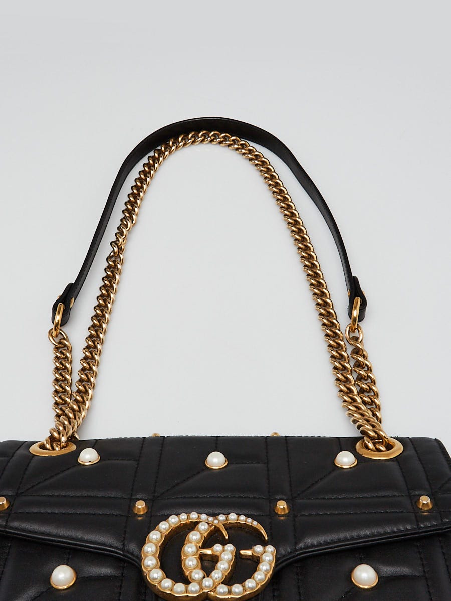Gucci White Leather Soho Chain Flap Shoulder Bag | Yoogi's