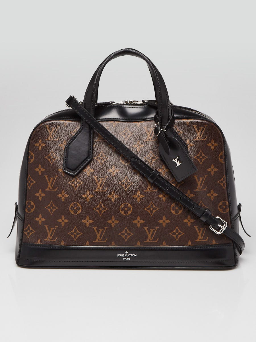 LOUIS VUITTON ブラックドラムバッグ Louis Vuitton Black Monogram Canvas Dora Soft MM Bag | Yoogi's Closet