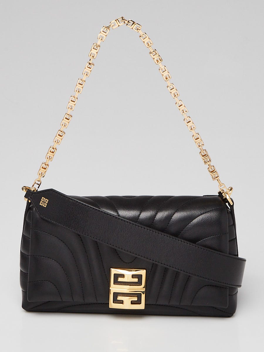 トートバッグ GIVENCHY Black Leather Small 4G Soft Shoulder Bag 0400018847945?wid=600&hei=800&