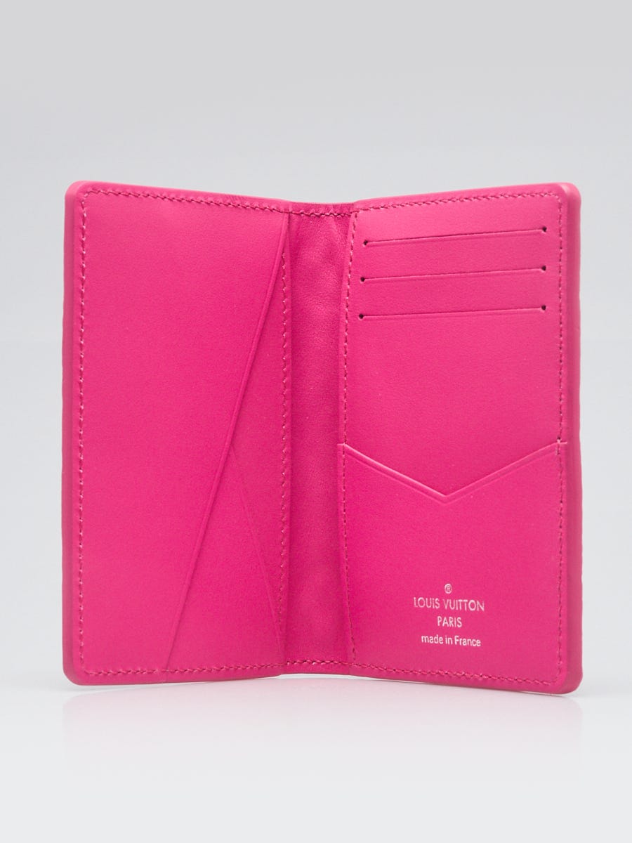 Louis Vuitton Rose Pink Taurillon Leather Pocket Organizer