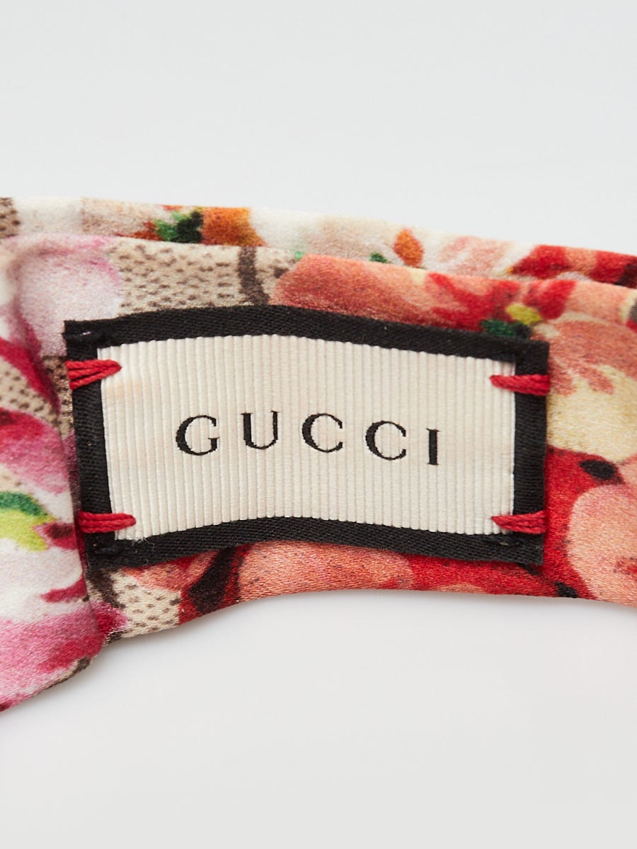 Gucci Beige/Ebony GG Silk Blooms Headband | Yoogi display picture 2