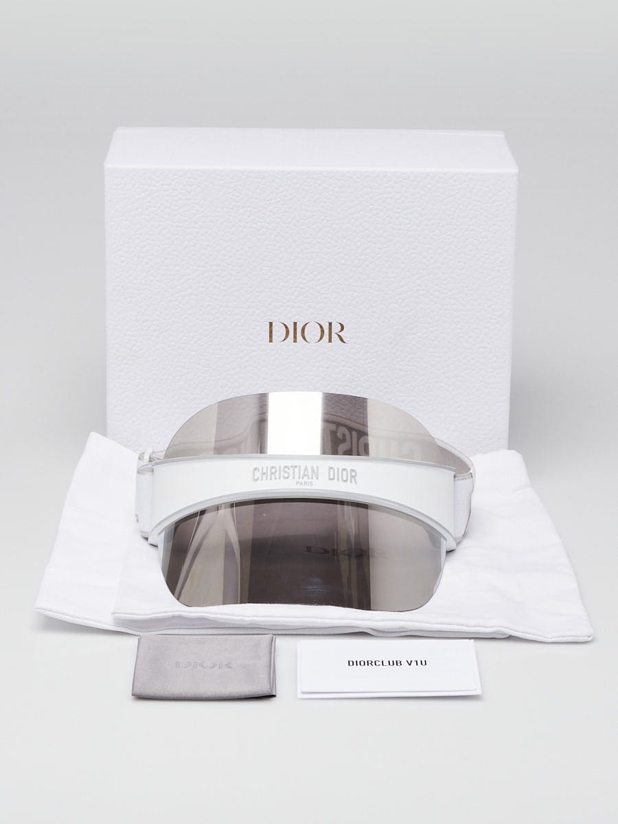 Diorセット Christian Dior Black Acetate Frame and Mirrored Visor Dior Club1