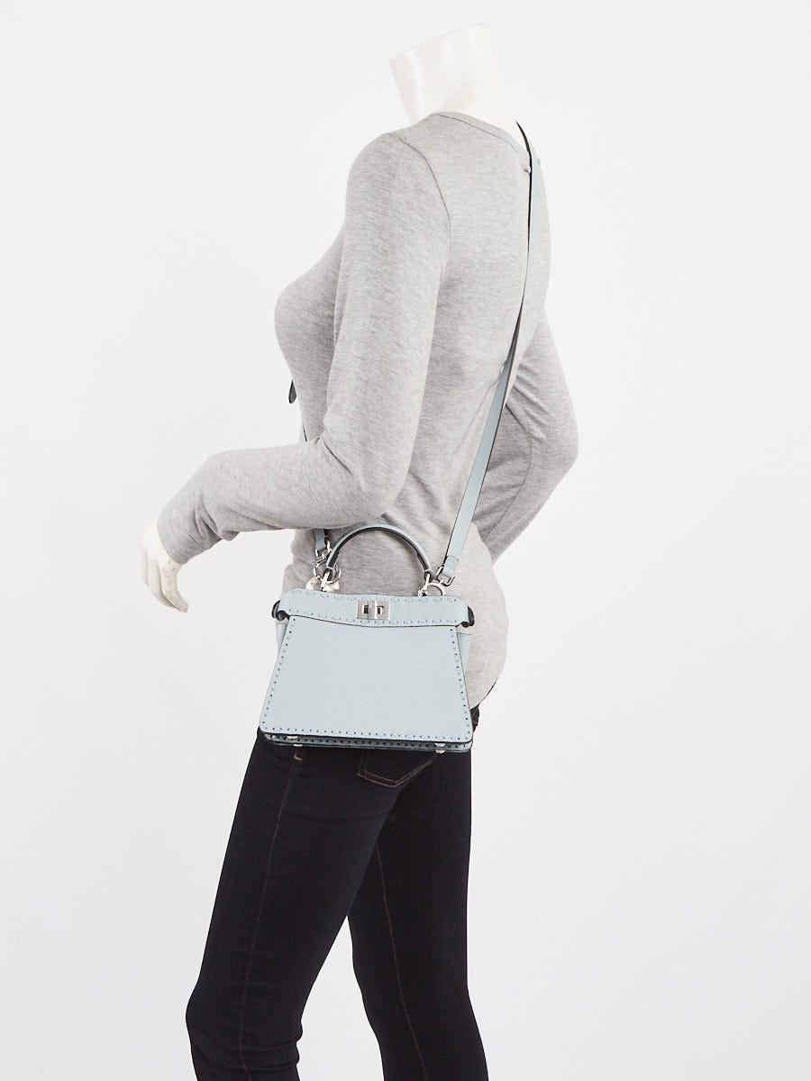 【関税&送料込】Fendi Peekaboo Iseeu Small Leather Shoulder SchaferandweinerShops Zambia - Burgundy 'Peekaboo ISeeU