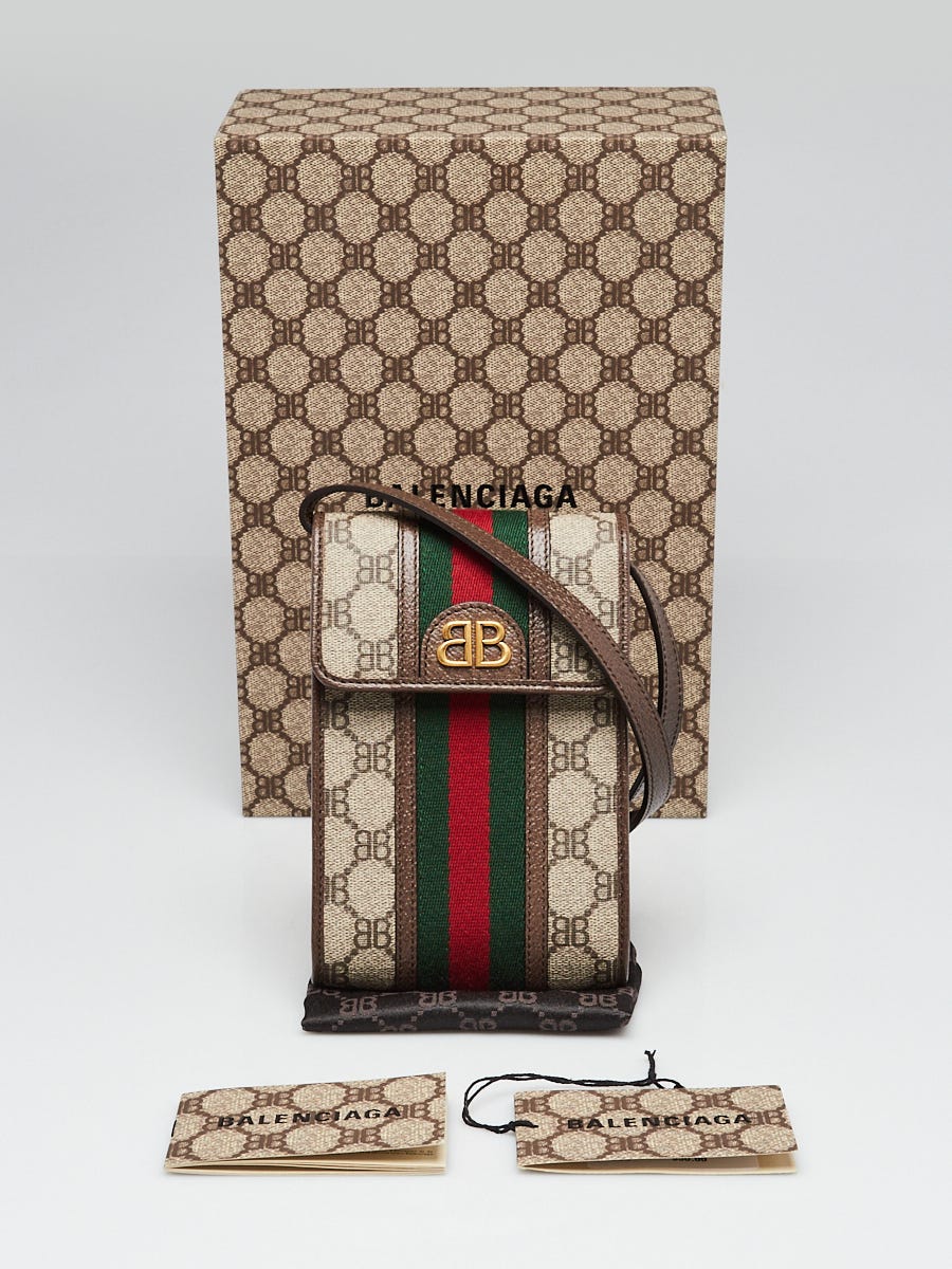 Balenciaga x Gucci Beige/Ebony Canvas/Leather The Hacker