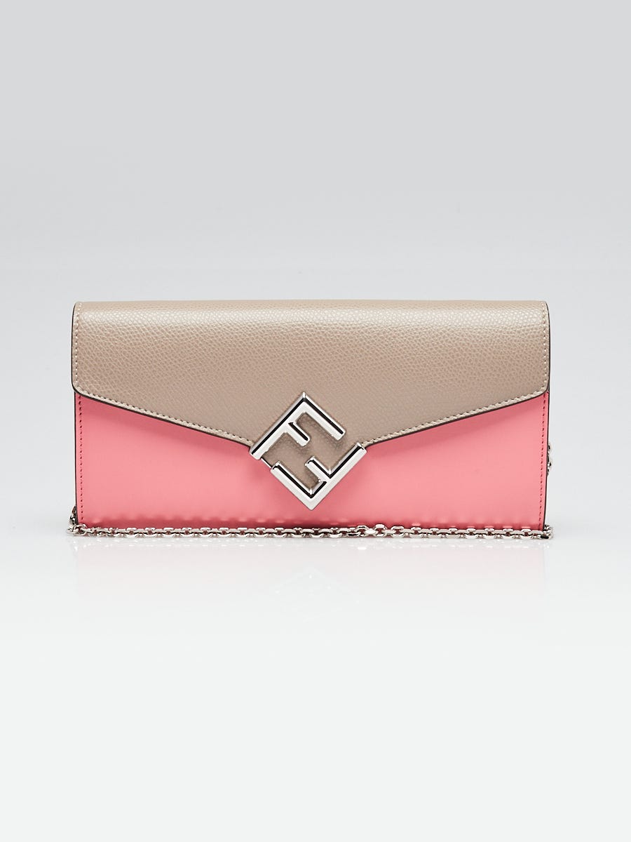 Fendi pink wallet hotsell