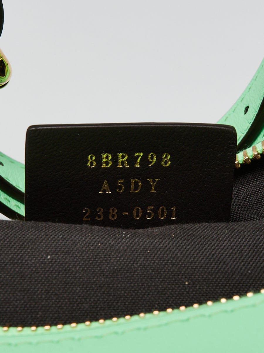 Fendi Green Smooth Calfskin Leather Small Fendigraphy Bag