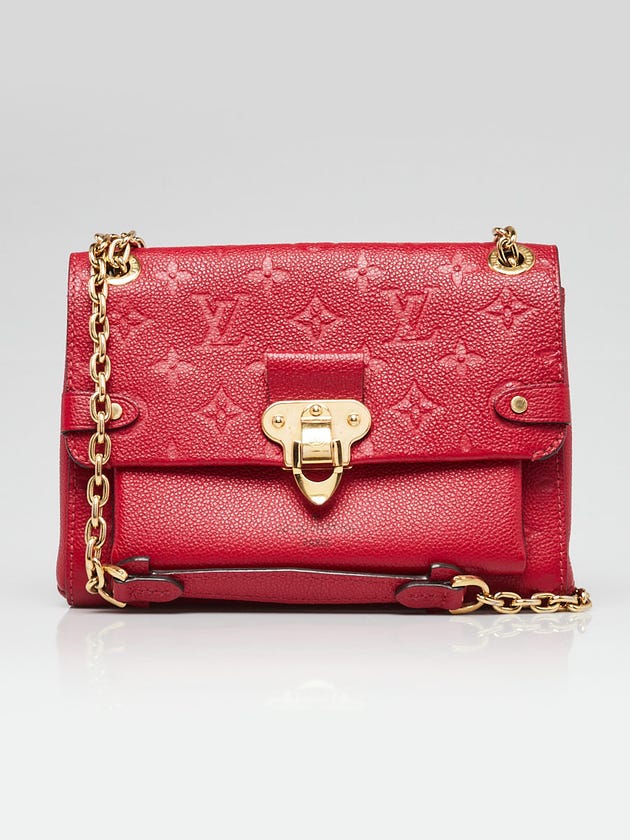 Louis Vuitton Scarlet Monogram Empreinte Leather Vavin BB Bag