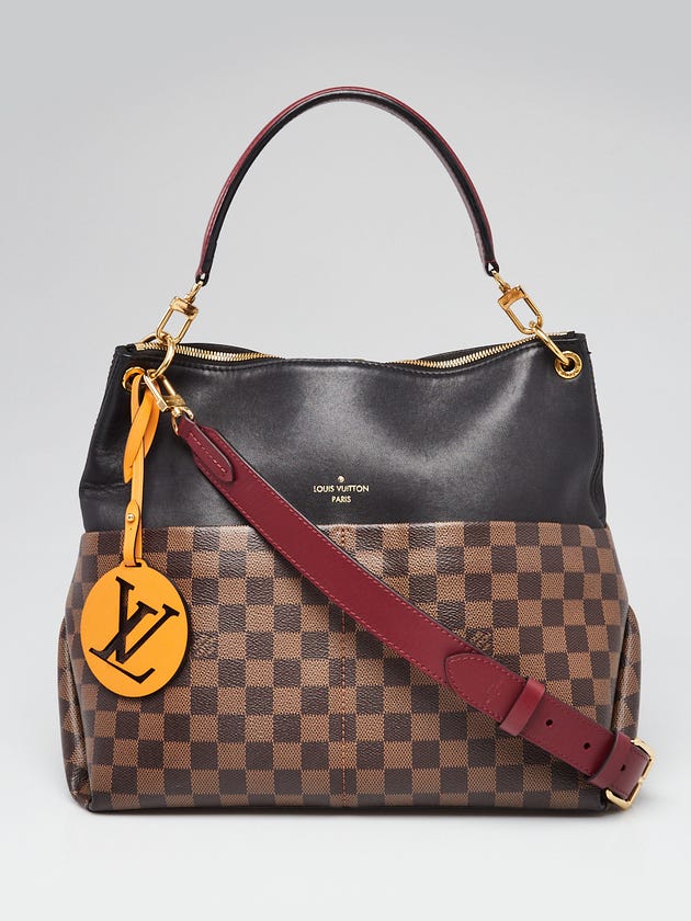 Louis Vuitton Black Damier Canvas Maida Bag