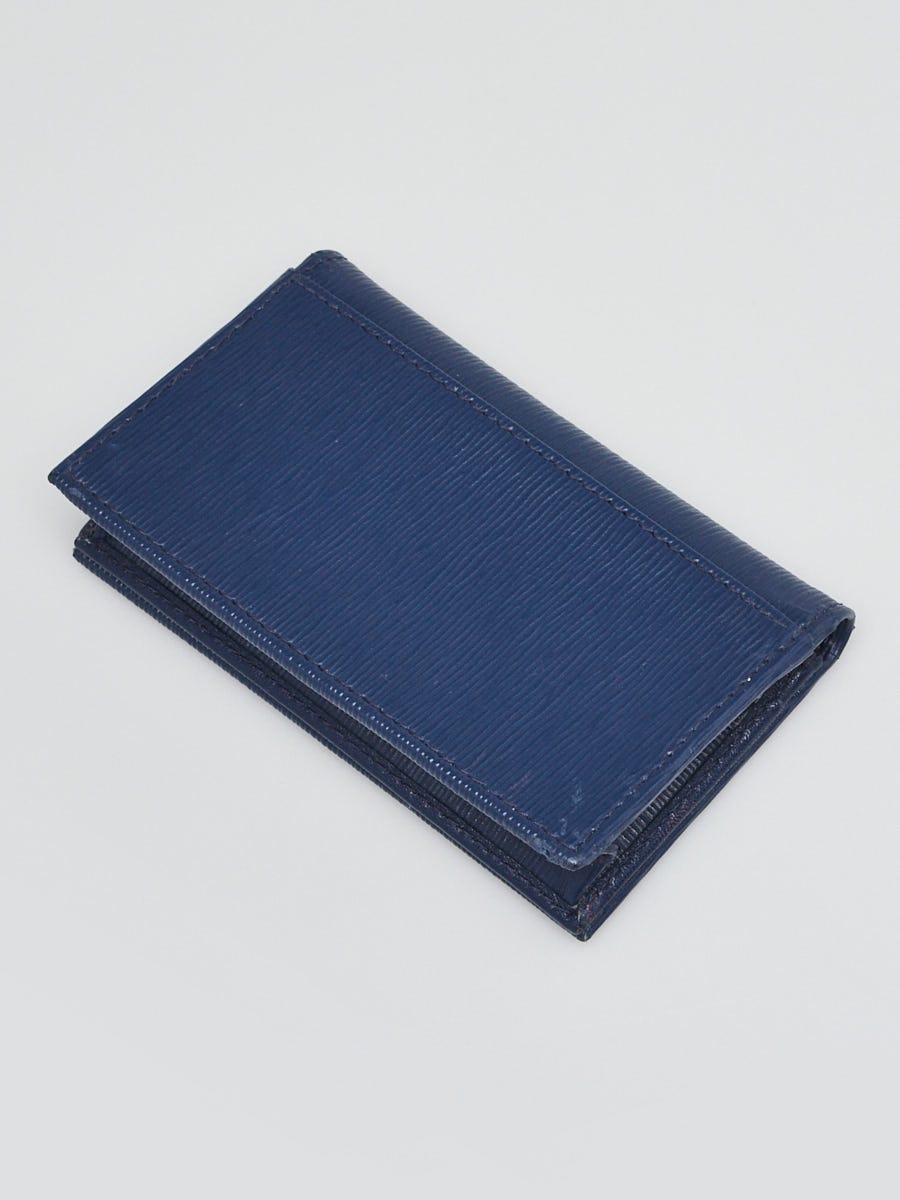 Prada Bluette Vitello Move Leather Logo Card Case 1MC122 | Yoogi's